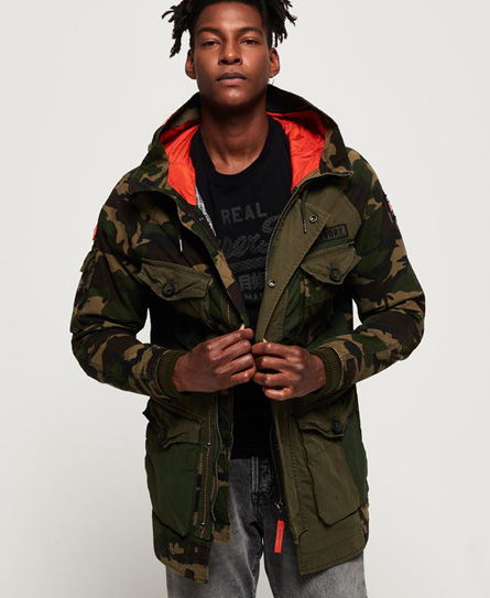 Superdry Rookie Camo Mix Parka Jacket | Compare | Cabot Circus