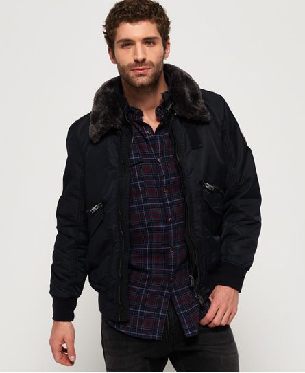 Superdry winter hercules bomber clearance
