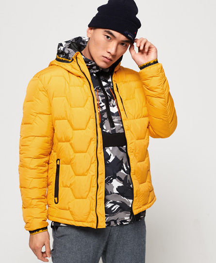 superdry hex quilted jacket