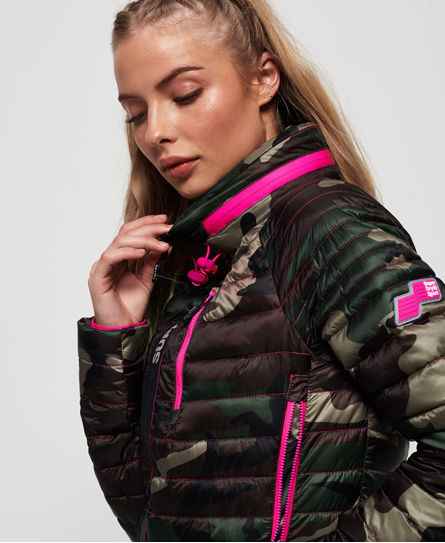 Superdry coat camo cheap