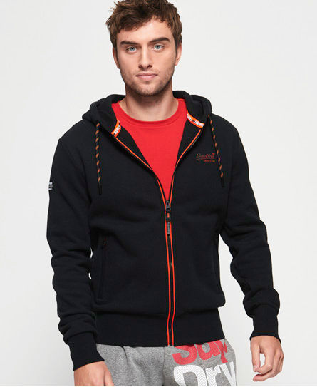 Superdry orange label urban zip hoodie clearance