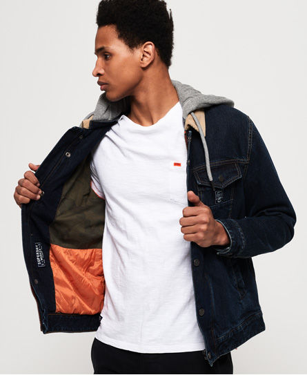 superdry hooded hacienda trucker jacket