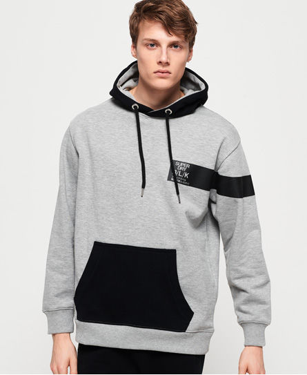 superdry black label hoodie