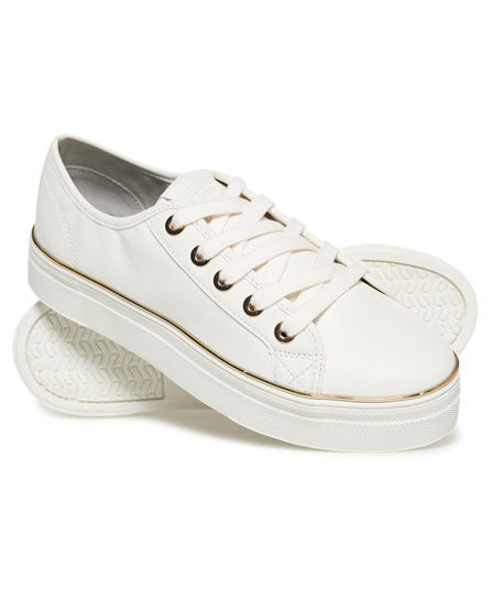 superdry flatform sleek trainer