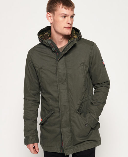 dempen Kwade trouw mild Superdry Rookie Military Parka Jacket | Compare | Westquay