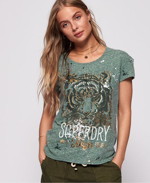 Superdry Tiger Splatter Slim...