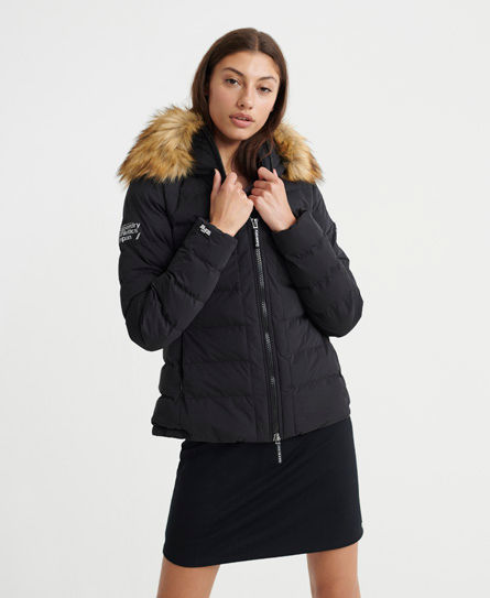 superdry arctic long puffer