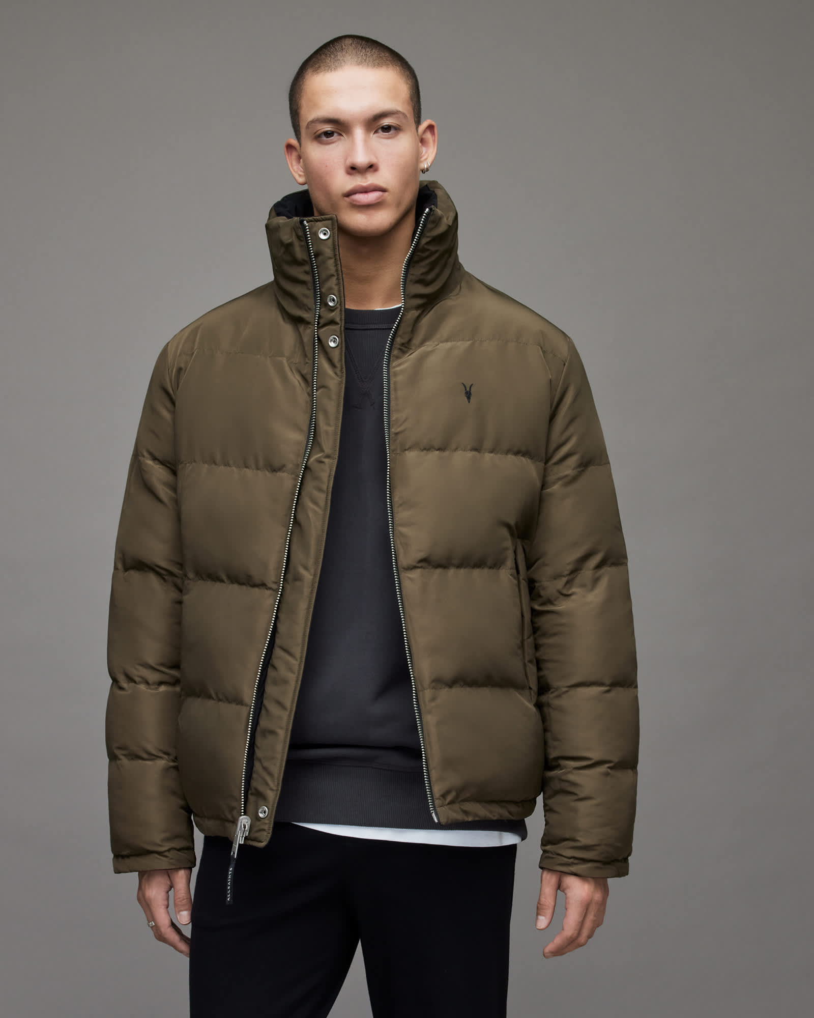AllSaints Men's Regular Fit Novern 