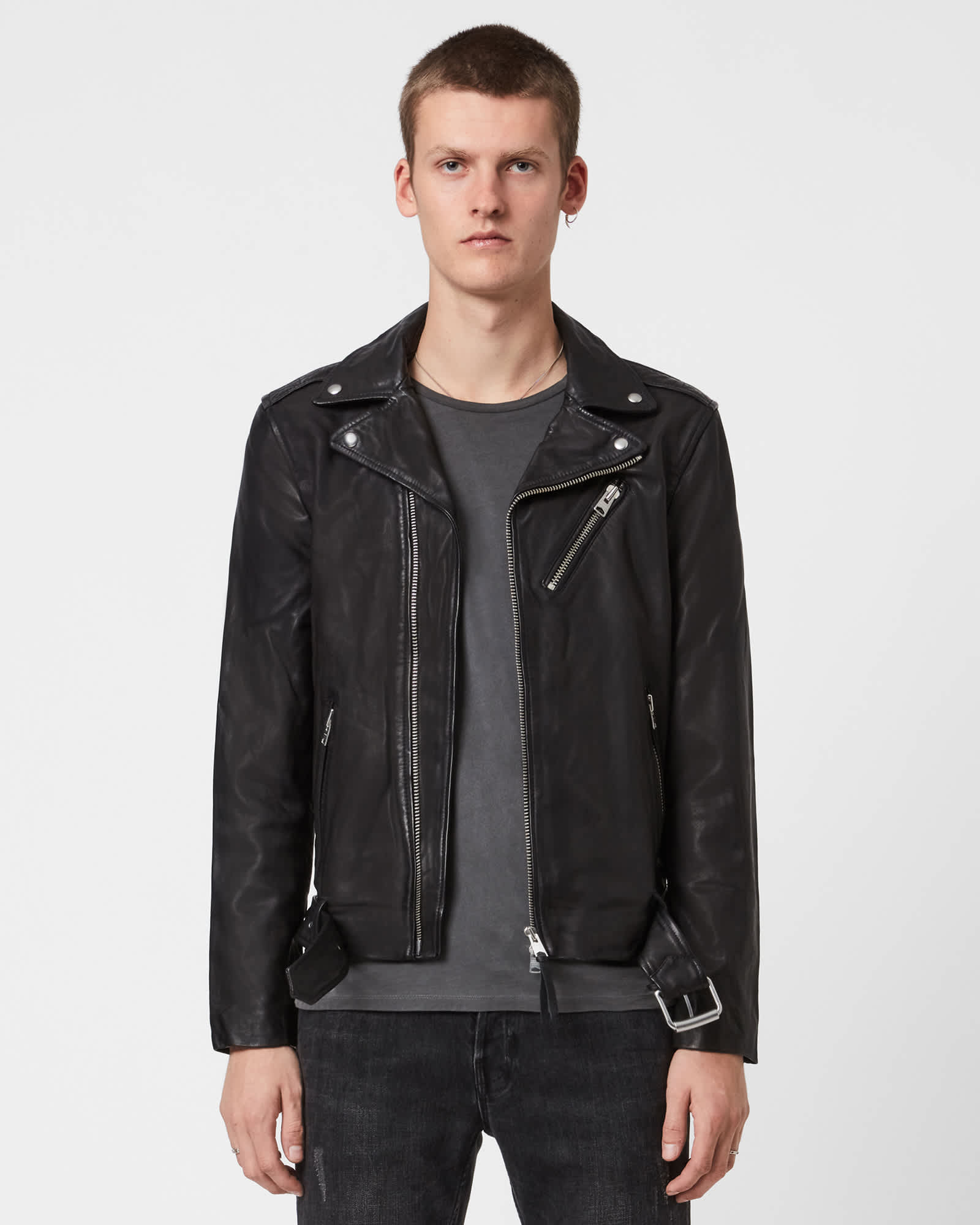 All saints renzo clearance leather jacket