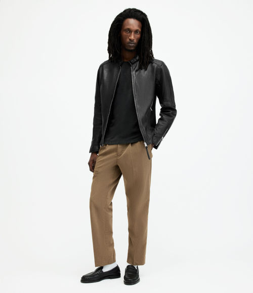 AllSaints Men's Leather...