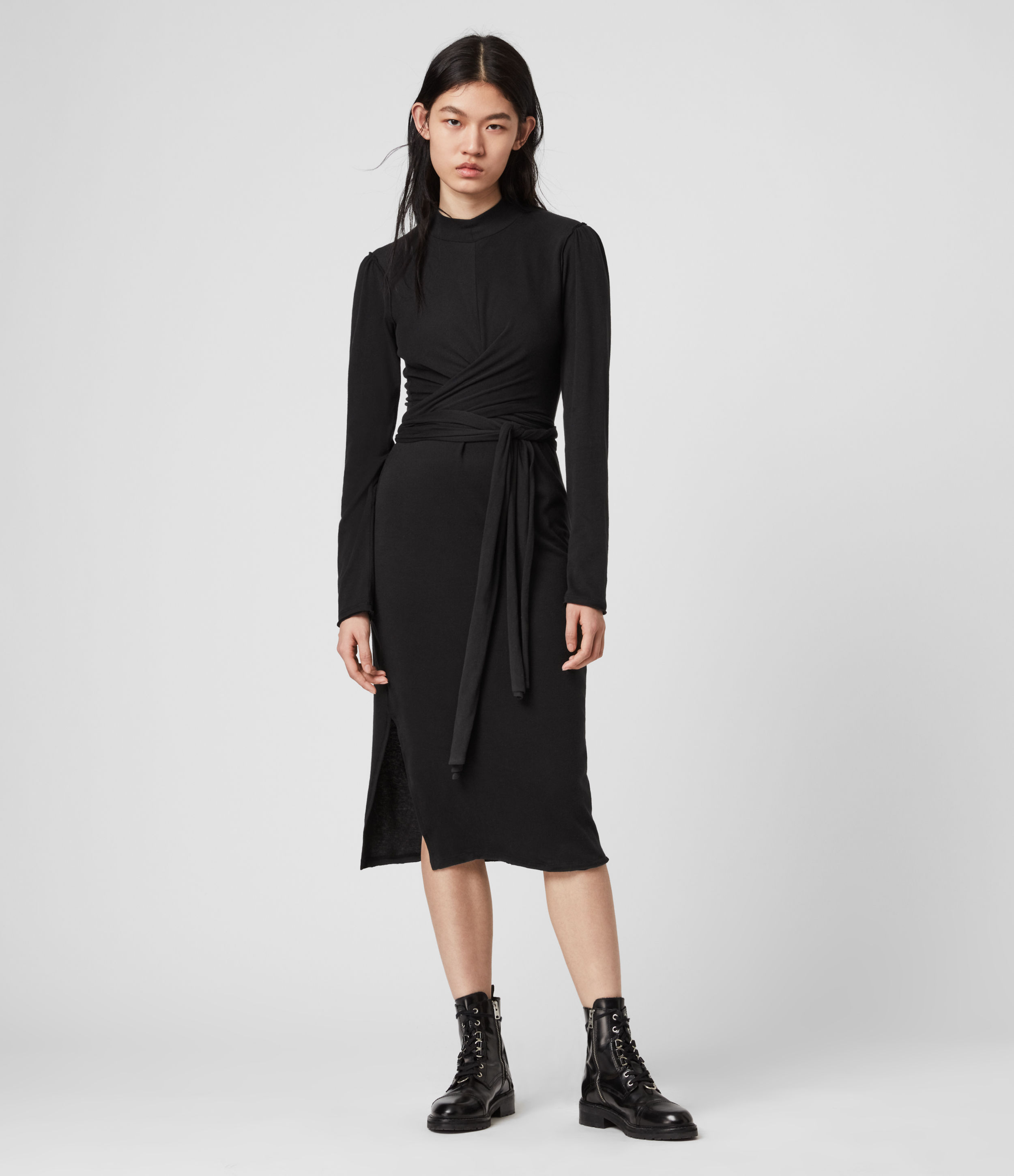 allsaints fay lep dress