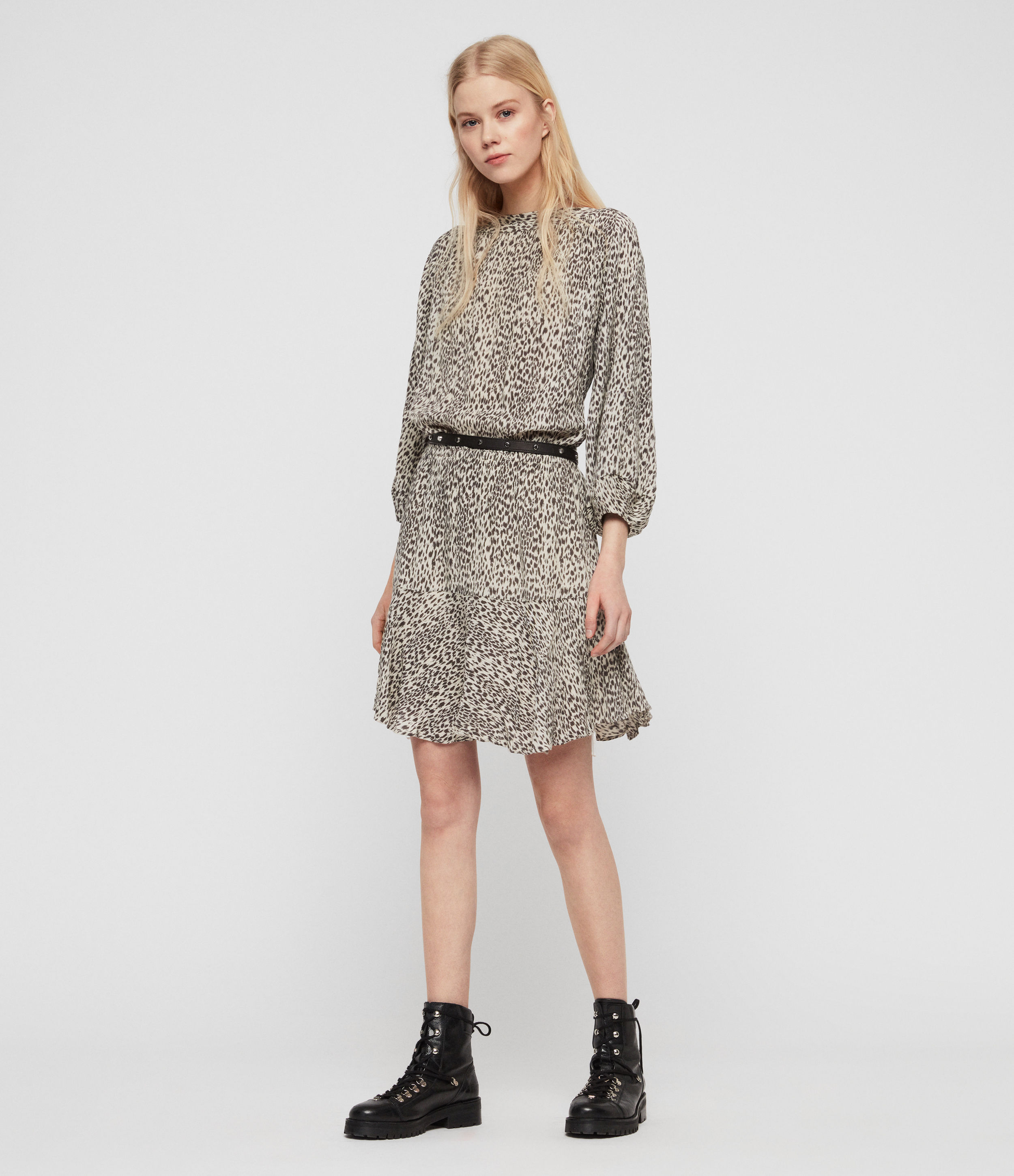 allsaints fay lep dress