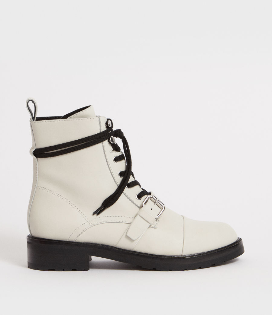 allsaints white boots