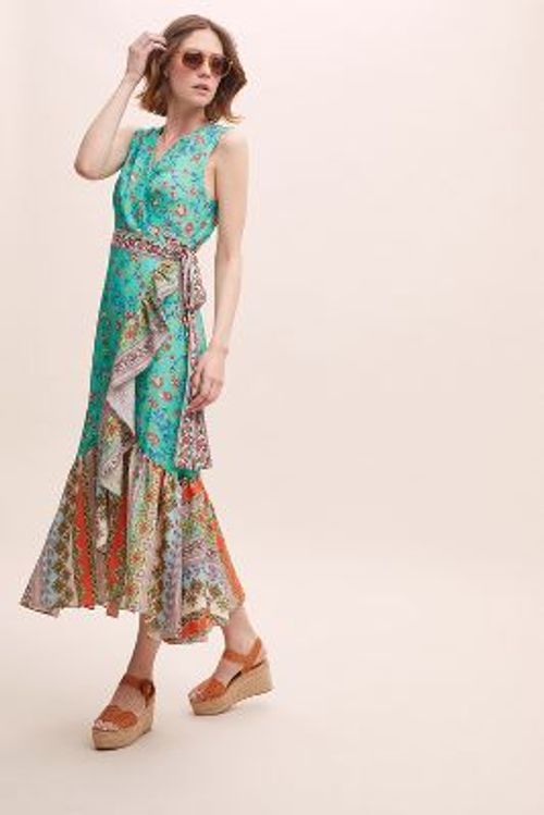 The Marisol Smocked Gauze Maxi Dress