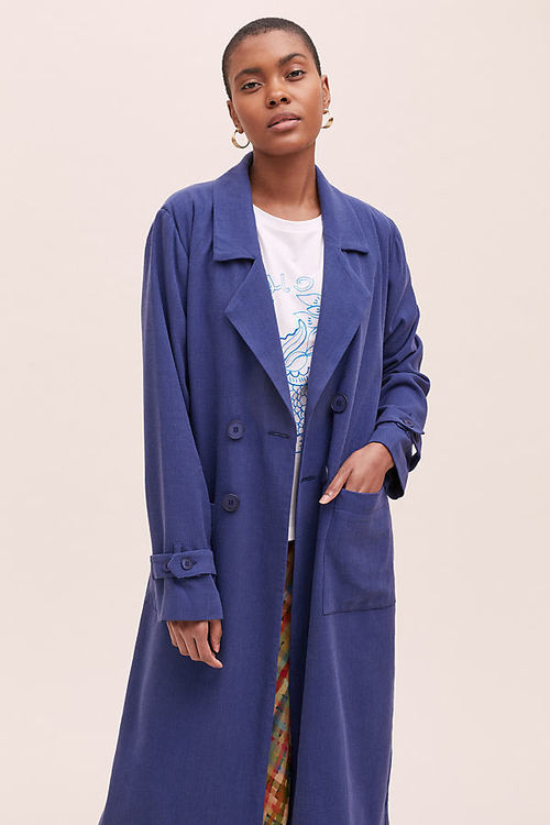 Marleigh Crinkle Trench Coat