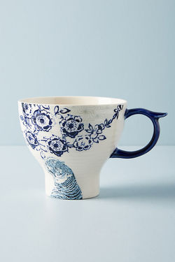 Menagerie Mug - Blue, Size Mug