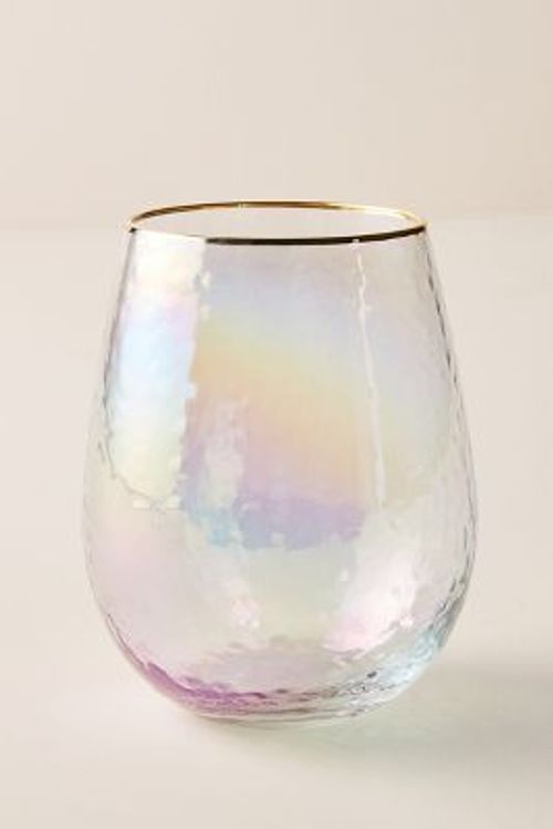 Zaza Lustered Stemless Martini Glasses, Set of 4