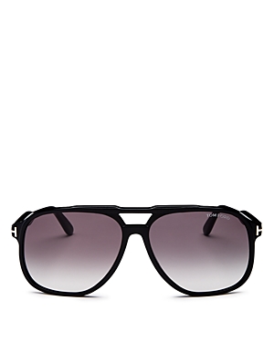 Tom Ford Raoul Brow Bar Aviator Sunglasses, 62mm