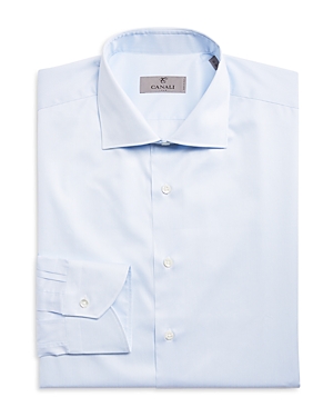 Canali Light Blue Striped...