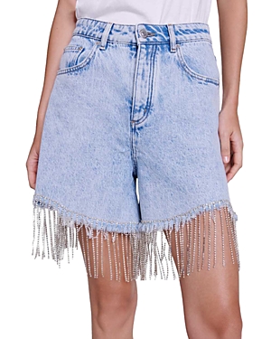 Maje Ioza Rhinestone Fringe...