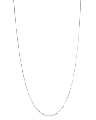 Bloomingdale's Fine Collection Box Link Chain Necklace in 14K White Gold