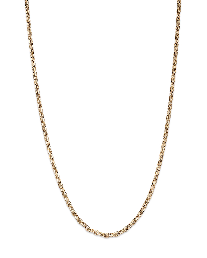 Bloomingdale's Fine Collection Men's Anchor Link Chain Necklace in 14K Yellow Gold, 24