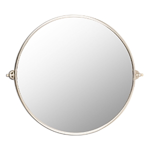 Surya Burnish Round Mirror