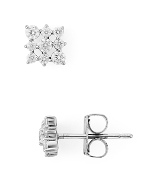 Nadri Lattice Stud Earrings