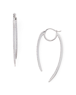 Nadri Curved Spike Hoop...