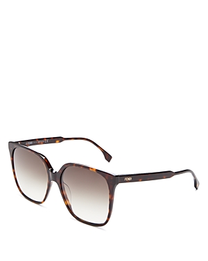 Fendi Square Sunglasses, 59mm