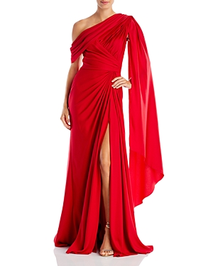 Tadashi Shoji Cape Sleeve Gown