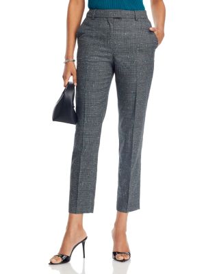 Checkered ankle pants outlet