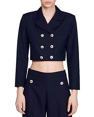 Sandro Cropped Bolero Blazer