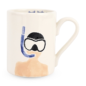 Vietri Riviera Scuba Mug