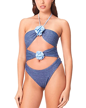 Capittana Dark Denim Swimsuit