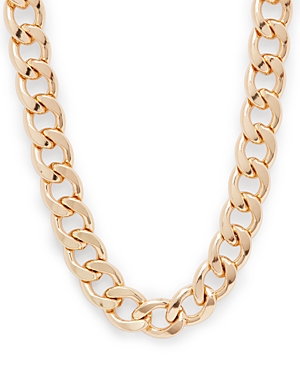 Aqua Thick Gold-Tone Chain...