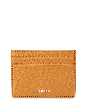 Sandro Saffiano Leather Card...