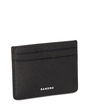 Sandro Saffiano Leather Card...