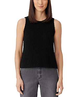 Eileen Fisher Ribbed Crewneck...