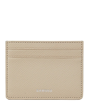 Sandro Saffiano Leather Card...