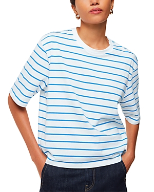 Whistles Cotton Striped Tee