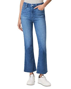 Paige Claudine Raw Hem Jeans...