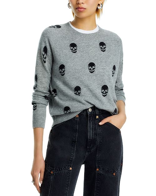 Aqua 100% Cashmere Skull...