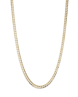 Bloomingdale's Men's Comfort Curb Link Chain Necklace in 14K Yellow Gold, 24 - 100% Exclusive