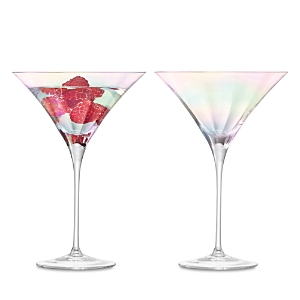 LSA Lulu Assorted Champagne/Martini Glasses, Set of 4