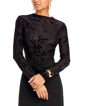 Wayf Vicki Ruched Long Sleeve...