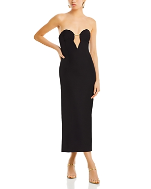 Bardot Eleni Plunge Neck Midi...