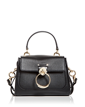 Chloé Tulip Mini Leather Bucket Crossbody Bag