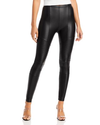 Plush fleece lined liquid moto leggings online