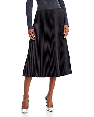 Theory Sunburst Pleated Midi...